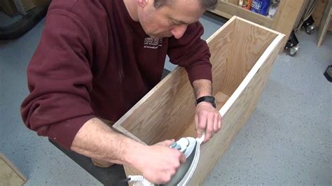 Applying Wood Veneer Edging - YouTube