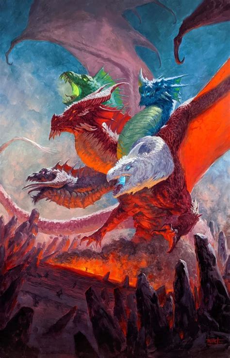 Tiamat (Variant) - Adventures in the Forgotten Realms MtG Art | Mtg art ...