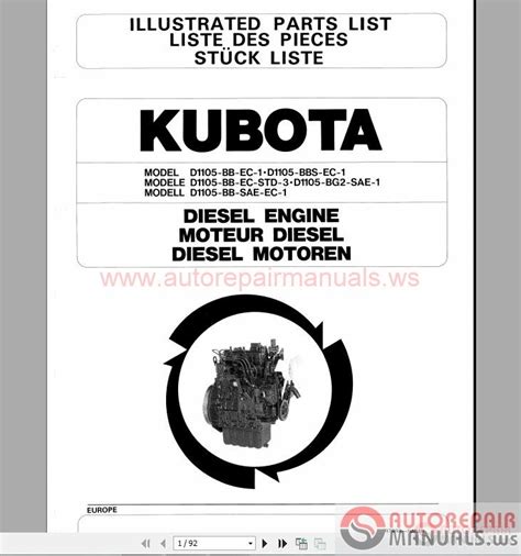 Kubota D722 Engine Manual