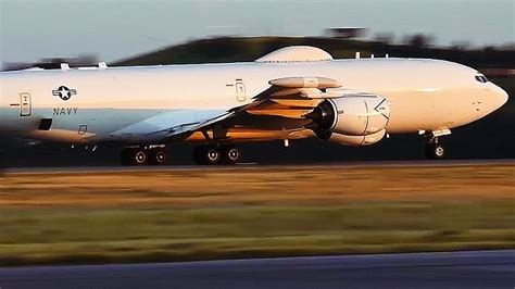 E-6B Mercury Takeoff | Highly Advanced Aircraft Designed To Function In ...