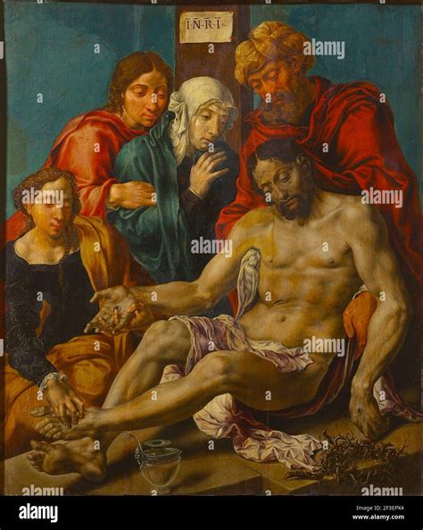 The Deposition. Found in the collection of Szepmuveszeti Muzeum, Budapest Stock Photo - Alamy