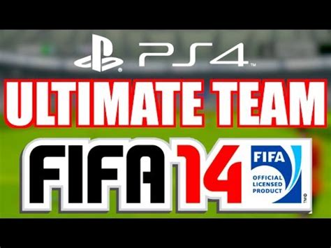 FIFA 14 (PS4) - ULTIMATE TEAM: Playing With Manual Controls - YouTube