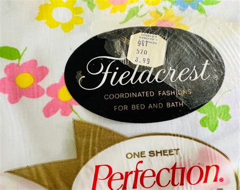 Vintage Fieldcrest Full Flat Sheet Unused in Original Package - Etsy