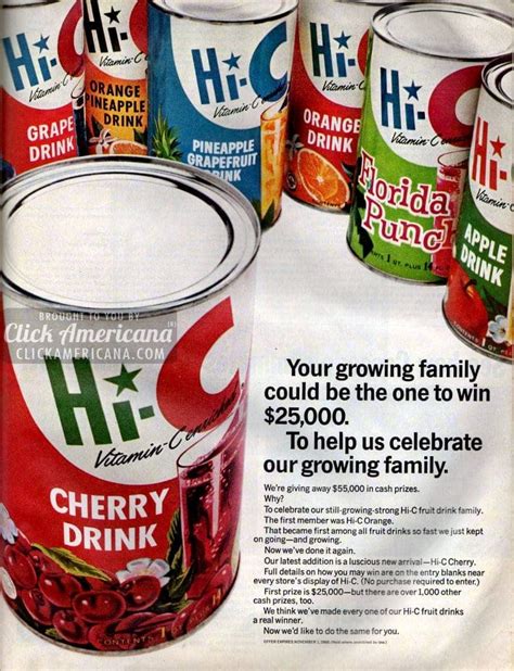 Introducing Hi-C Cherry drink (1966) - Click Americana