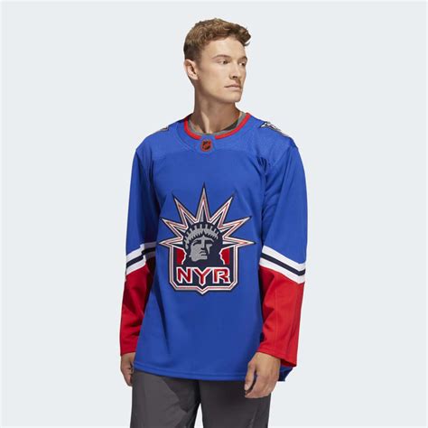 adidas Rangers Authentic Reverse Retro Wordmark Jersey - Blue | Men's ...