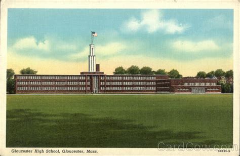 Gloucester High School Massachusetts Postcard