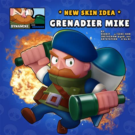 [SKIN IDEA] Grenadier Mike : r/Brawlstars