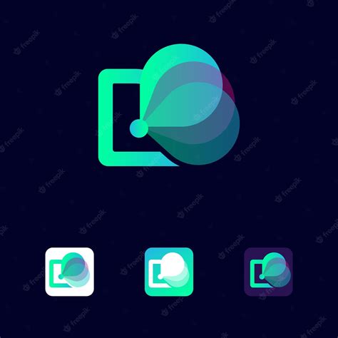 Premium Vector | Modern logo gallery app icon design template elements