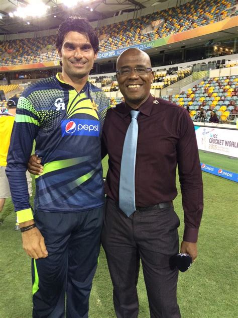 ian bishop on Twitter: "Me and the big man Mohammad Irfan after his outstanding bowling tonight ...