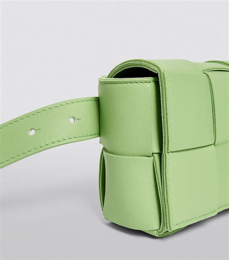 Bottega Veneta green Leather Cassette Belt Bag | Harrods UK