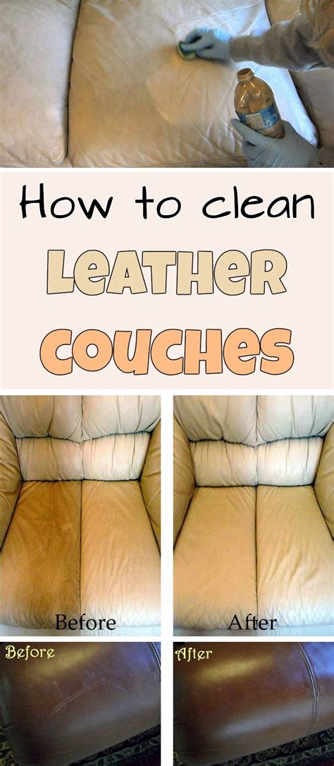 How to clean leather couches | Cleaning leather couch, Cleaning hacks ...