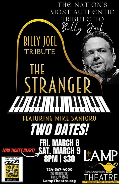 The Stranger: Billy Joel Tribute | The Lamp Theatre