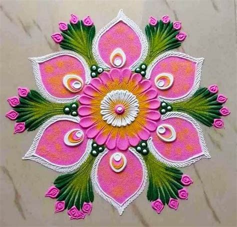 Rangoli Design Images For Diwali | Big rangoli designs, Rangoli designs images, Free hand ...