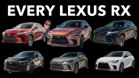 Driving Every 2023 Lexus RX Back to Back -- Is the All-Time Best ...