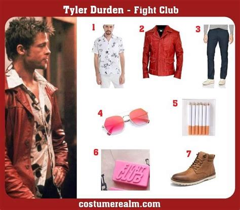 Dress Like Tyler Durden From Fight Club, Tyler Durden Costume, Cosplay ...