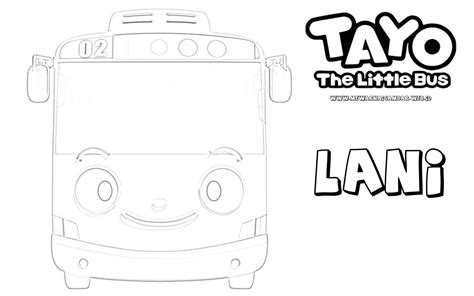 Mewarnai Gambar Tayo The Little Bus | Mewarnai Gambar