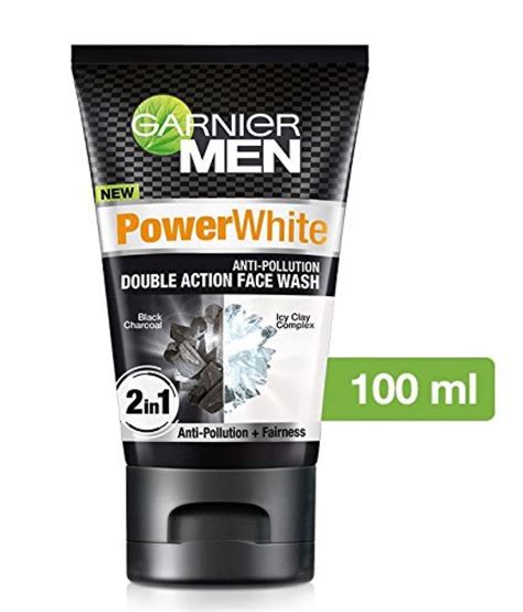 Garnier Men Power White Double Action Face Wash, 100gm - Loot Deal - The Baap of Loot