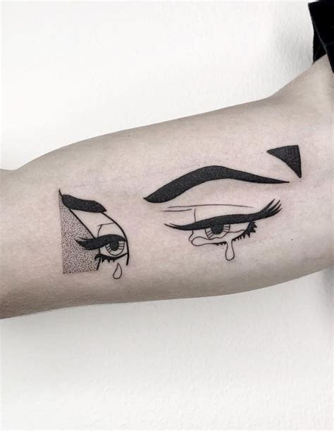 Crying Eyes Tattoo – InkStyleMag