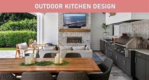 Outdoor Kitchen Ideas - From Design, Layout to Appliances