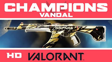 Champions Vandal VALORANT SKIN | New Champions 2021 Skins Showcase - YouTube