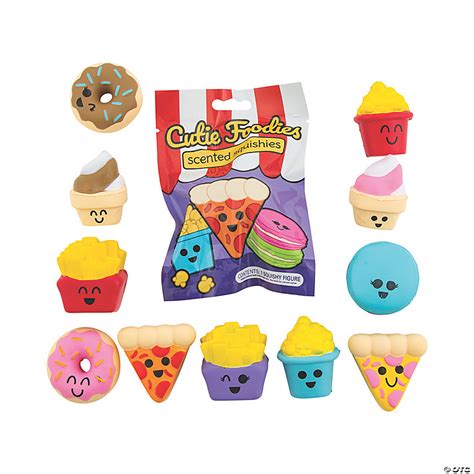 Cutie Foods Scented Squishies Blind Bags - 12 Pc. | Oriental Trading