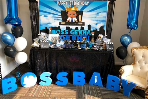 Boss Baby Birthday Party Ideas | Photo 1 of 16 | Catch My Party