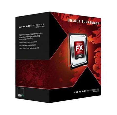 AMD FX-8320 Black CPU - 8 kerner 3.5 GHz - AMD AM3+ - AMD Boxed (PIB ...