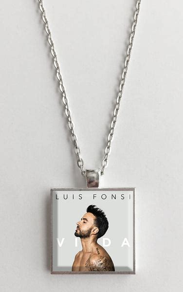 Luis Fonsi - Vida - Album Cover Art Pendant Necklace – Hollee