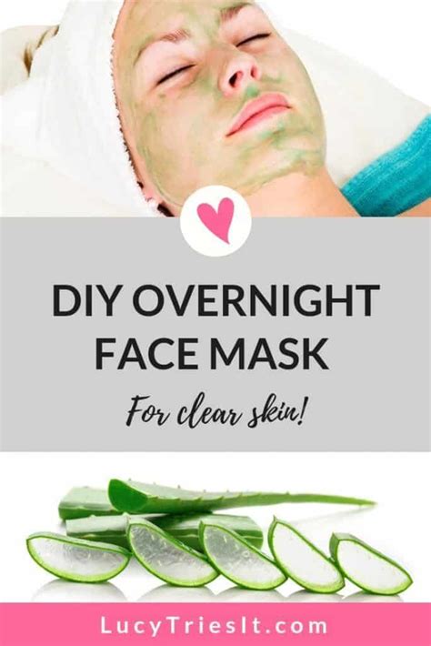 DIY Overnight Face Mask For Acne & Radiant Skin | Diy overnight face mask, Overnight face mask ...