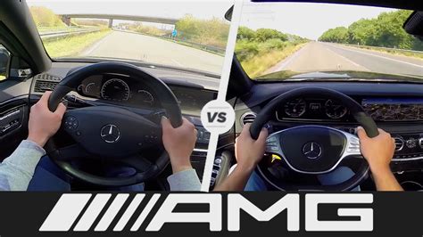 Mercedes S63 AMG vs S65 AMG | Acceleration POV Autobahn | 5.5 V8 BiTurbo vs 6.0 V12 Biturbo ...