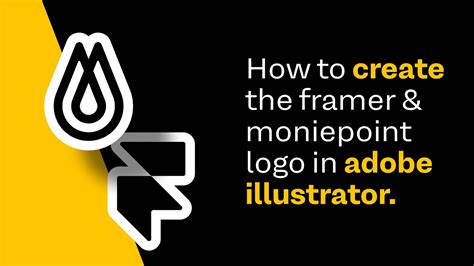 How to create the framer & moniepoint logo in adobe illustrator. - YouTube