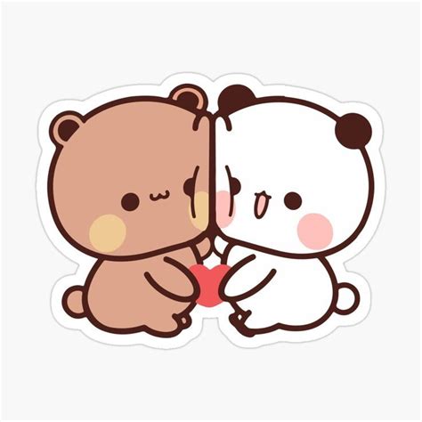 Panda bear bubu dudu cute love cartoon animal kawaii panda bear nice ...