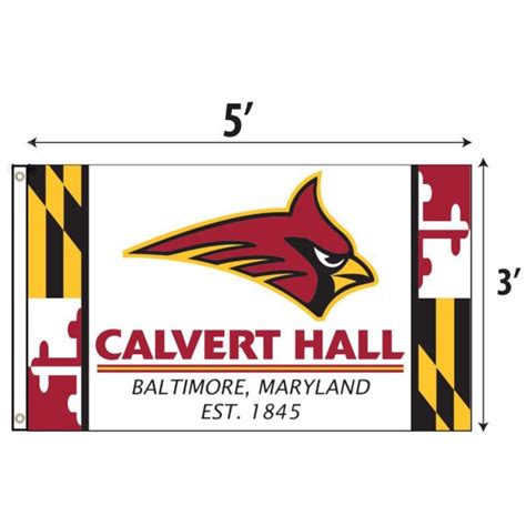 Calvert Hall Maryland Flag 3'x5'