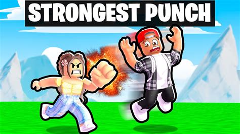 ROBLOX STRONGEST PUNCH SIMULATOR... - YouTube