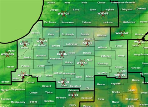 How to set noaa weather radio codes