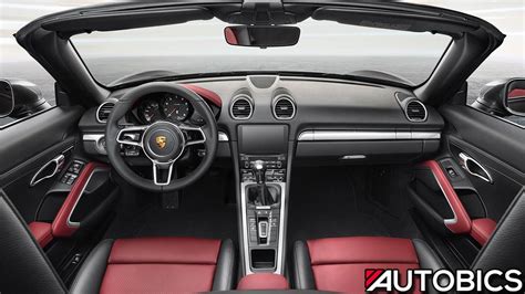 Porsche 718 Boxster 2017 interior - AUTOBICS