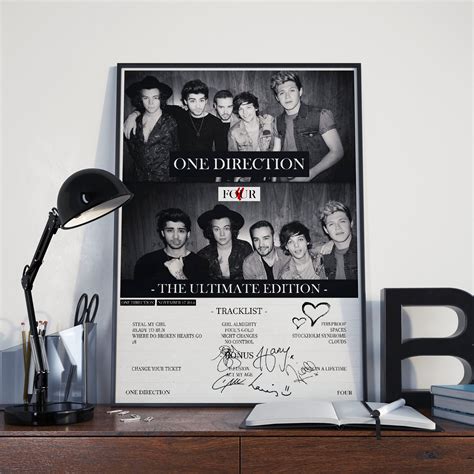 One Direction Four Album Cover Poster With | Etsy