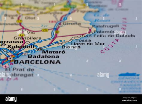 Map of blanes spain hi-res stock photography and images - Alamy