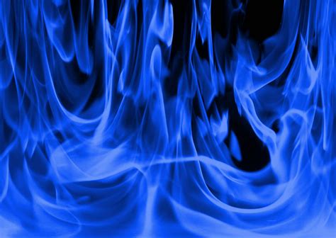 Abstract Blue Flame Wallpaper Download