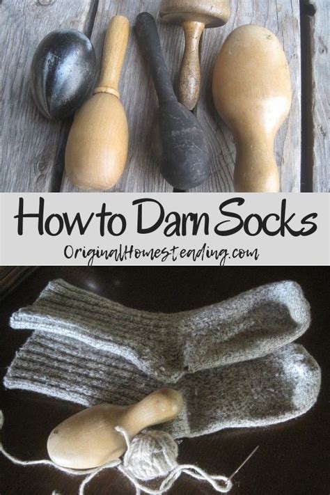 Learn About Darning Socks | Sewing projects for beginners, Sewing for beginners, How to darn socks