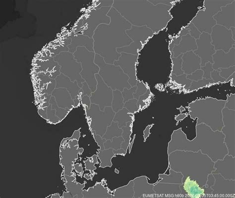Meteosat - precipitation - Denmark, Norway, Sweden, Finland, Estonia, Latvia, Lithuania