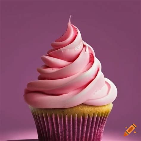 Delicious pink cupcake on Craiyon
