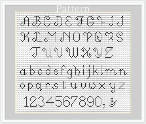 Fancy Cross Stitch Alphabet