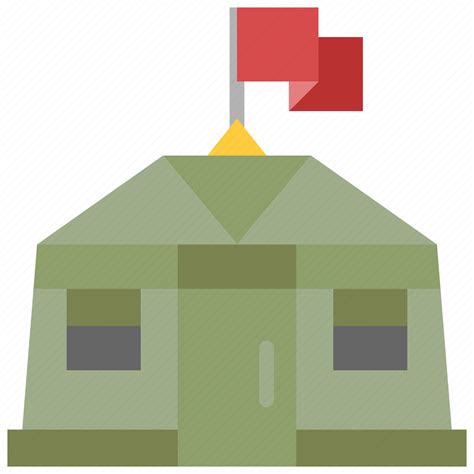 Barracks, military, camp, base, tent, army, building icon - Download on ...