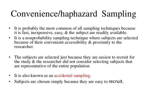 Seminar sampling methods