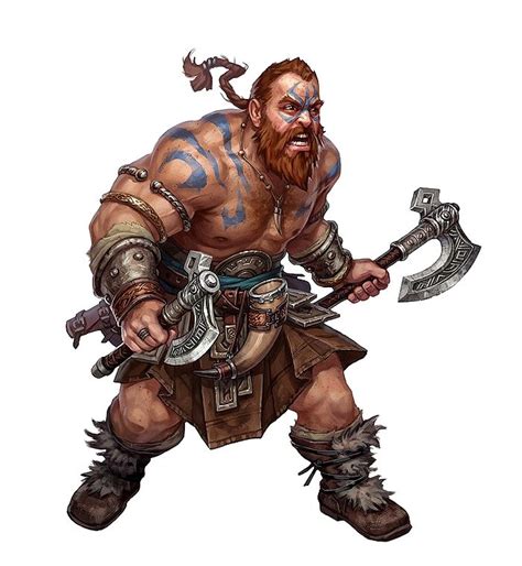 Pathfinder barbarian - pikoleuropean