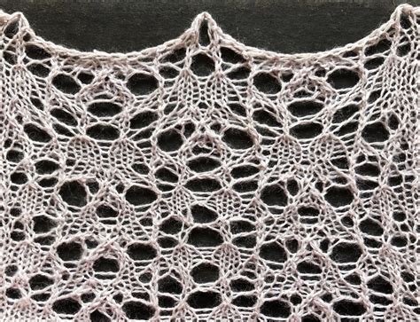 Orchid: a lace knitting stitch pattern – String Geekery