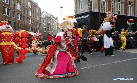 Chinese Lunar New Year parade held in London - Xinhua | English.news.cn