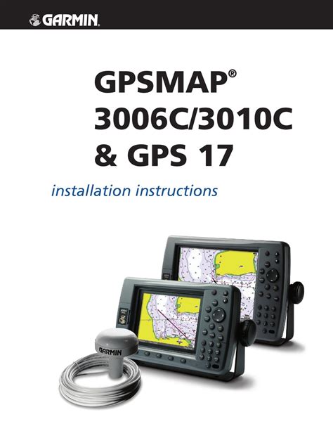 GARMIN GPSMAP 3006C GPS INSTALLATION INSTRUCTIONS MANUAL | ManualsLib