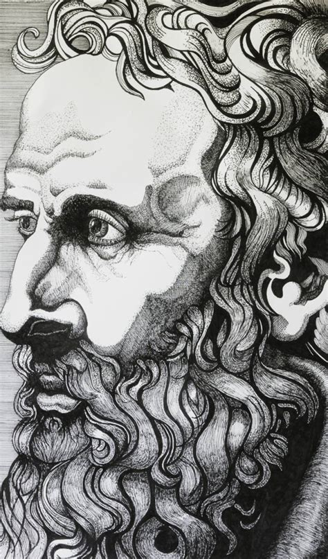 Socrates Drawing by Jacob Taghioff | Saatchi Art